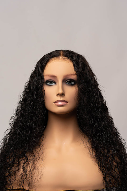 Black Water Wave HD Glueless Brazilian Wig