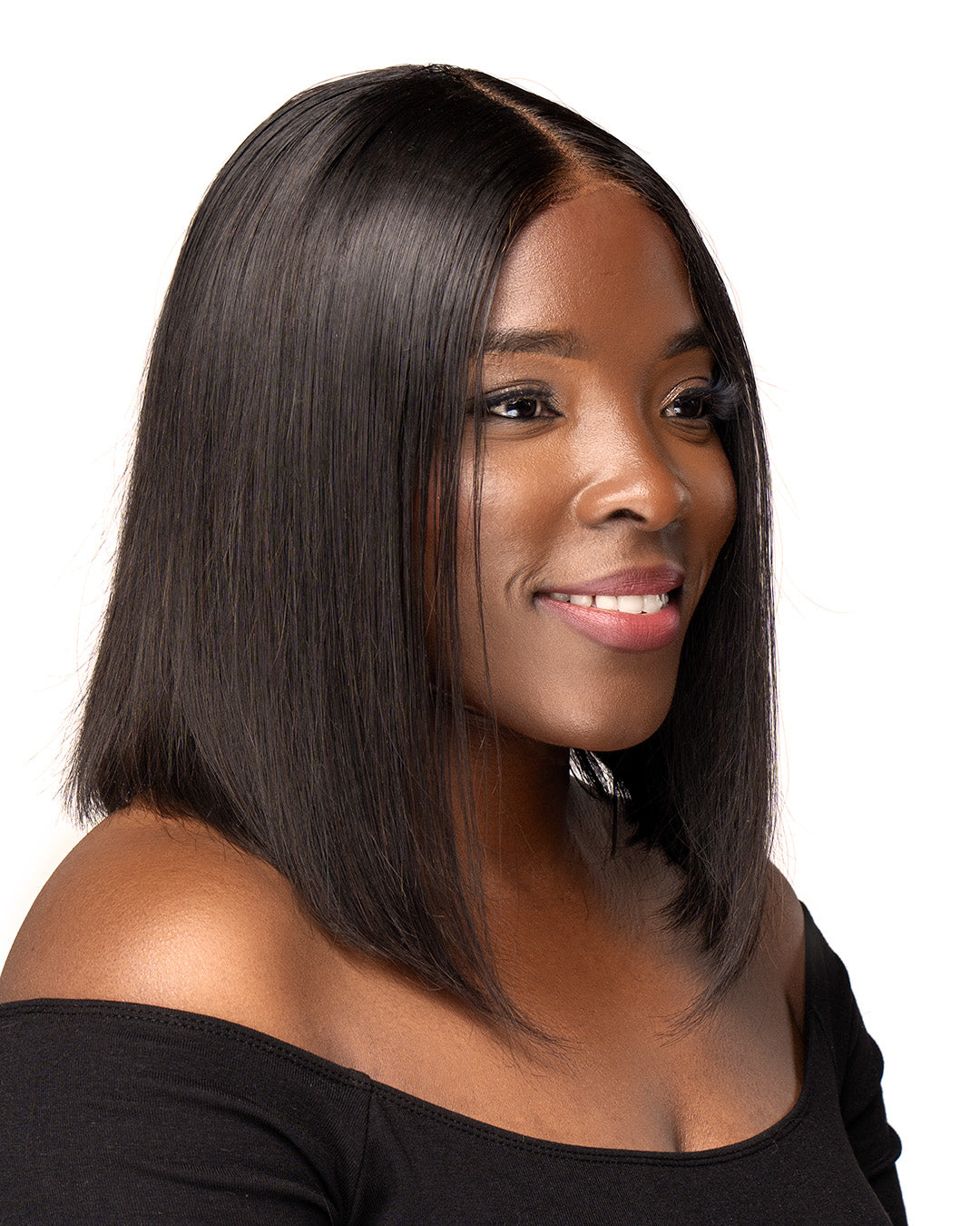 Black Bob Straight HD Glueless Brazilian Wig